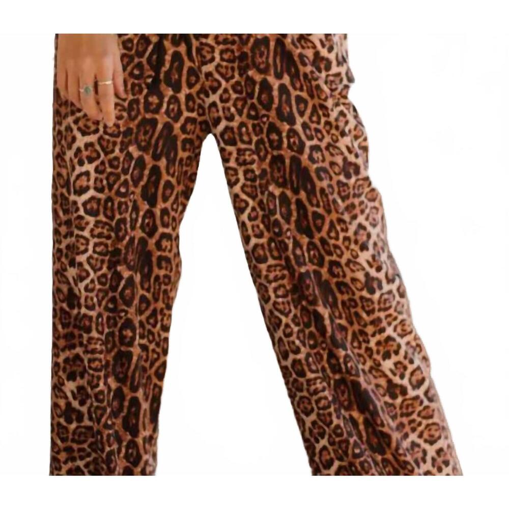 NEW STERLING KREEK range and roar pants in leopard print - Picture 2 of 3